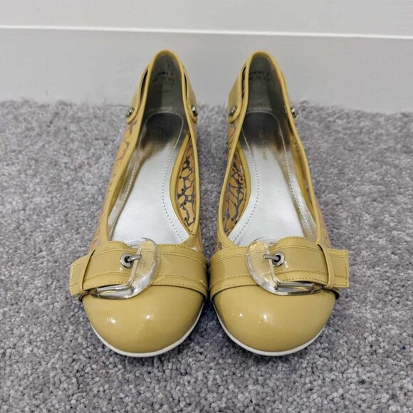 Yellow Print Flats - Picture 1 of 6
